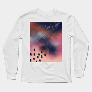 Colorful Modern Abstract Art 21 Long Sleeve T-Shirt